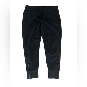 Athleta Black Ankle Zip Jogger Size Large